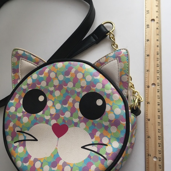 Super adorable Betsey Johnson cat kitty messenger - Picture 8 of 8